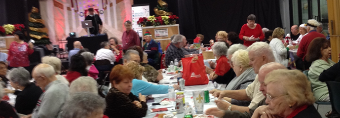 The senior center in Mandeville celebrates Christmas with its residents (Photo from coastseniors.org)